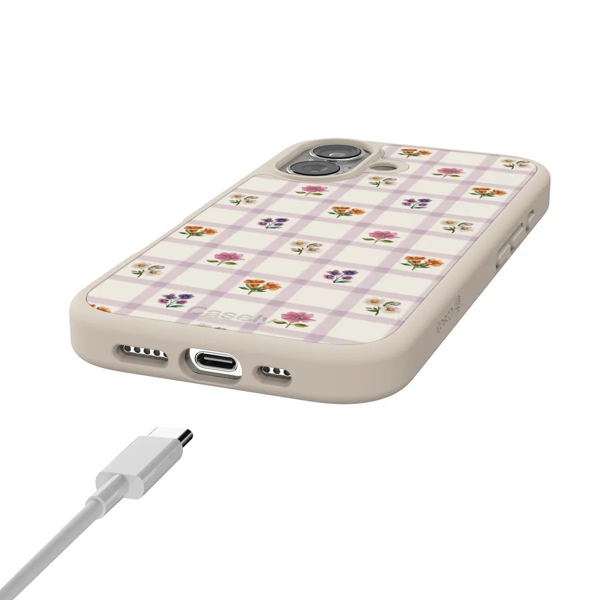 Meadow Check | Floral Gingham Case - Image 158