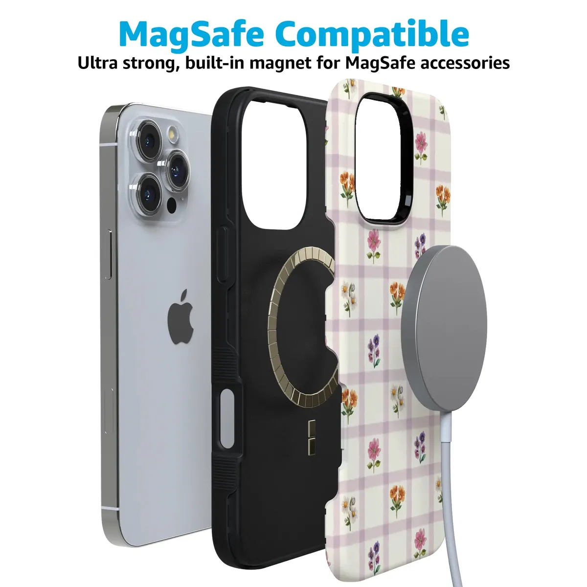 Meadow Check | Floral Gingham Case - Image 36