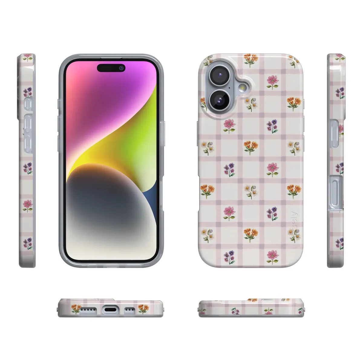 Meadow Check | Floral Gingham Case - Image 74