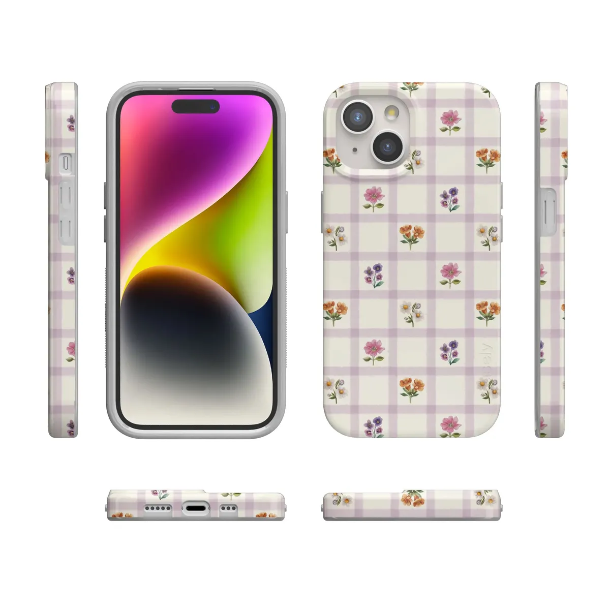 Meadow Check | Floral Gingham Case - Image 83