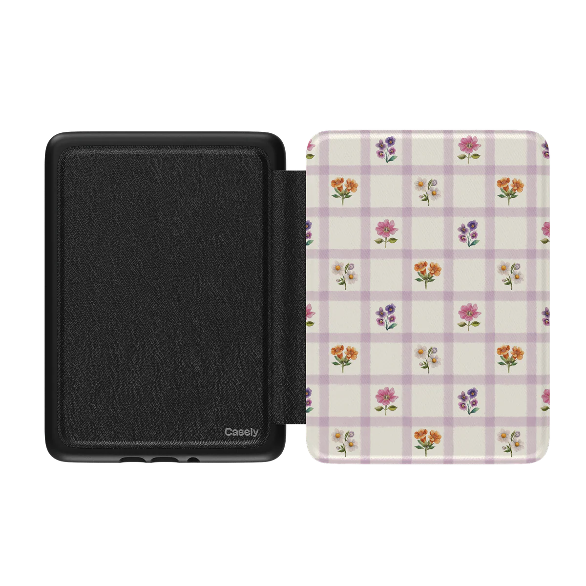 Meadow Check | Floral Gingham Kindle Case - Image 2