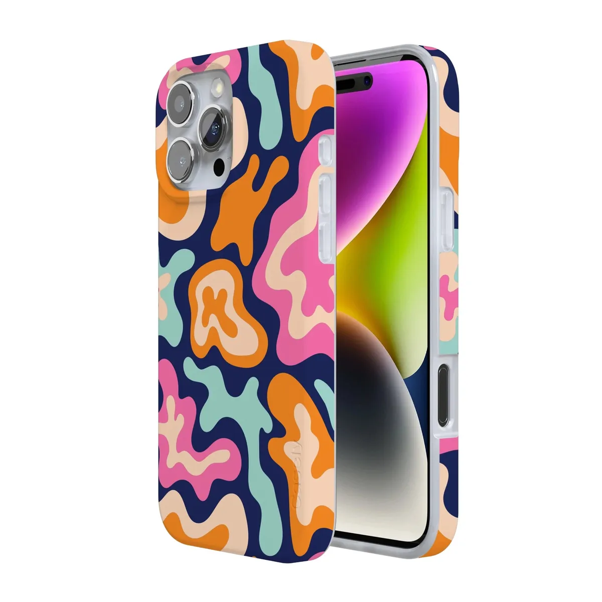 Midnight Color Splash | Abstract Retro Case - Image 131