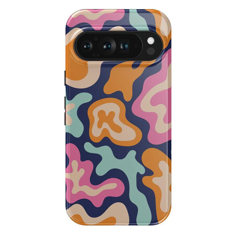 Midnight Color Splash | Abstract Retro Google Pixel Case - Image 17
