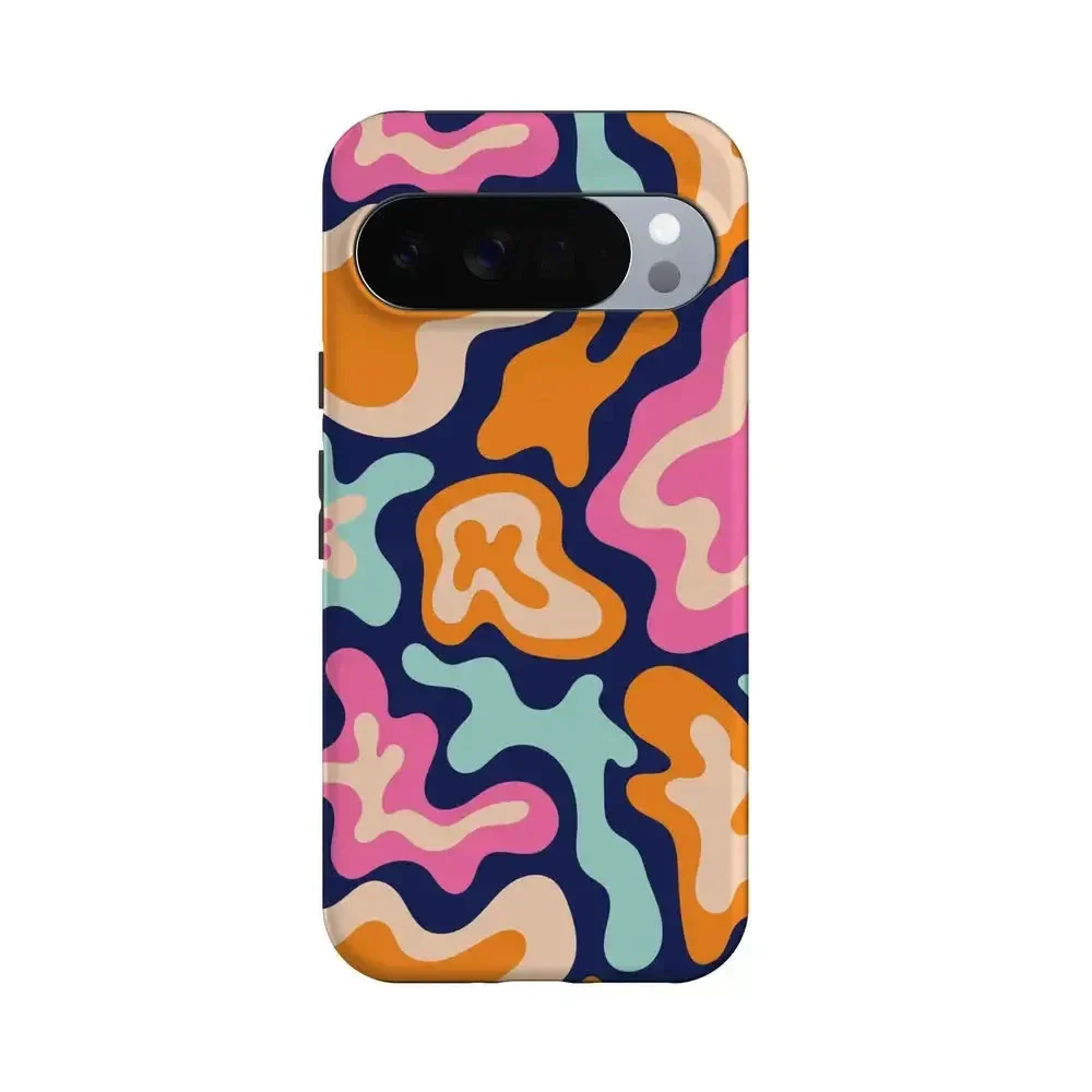 Midnight Color Splash | Abstract Retro Google Pixel Case - Image 20