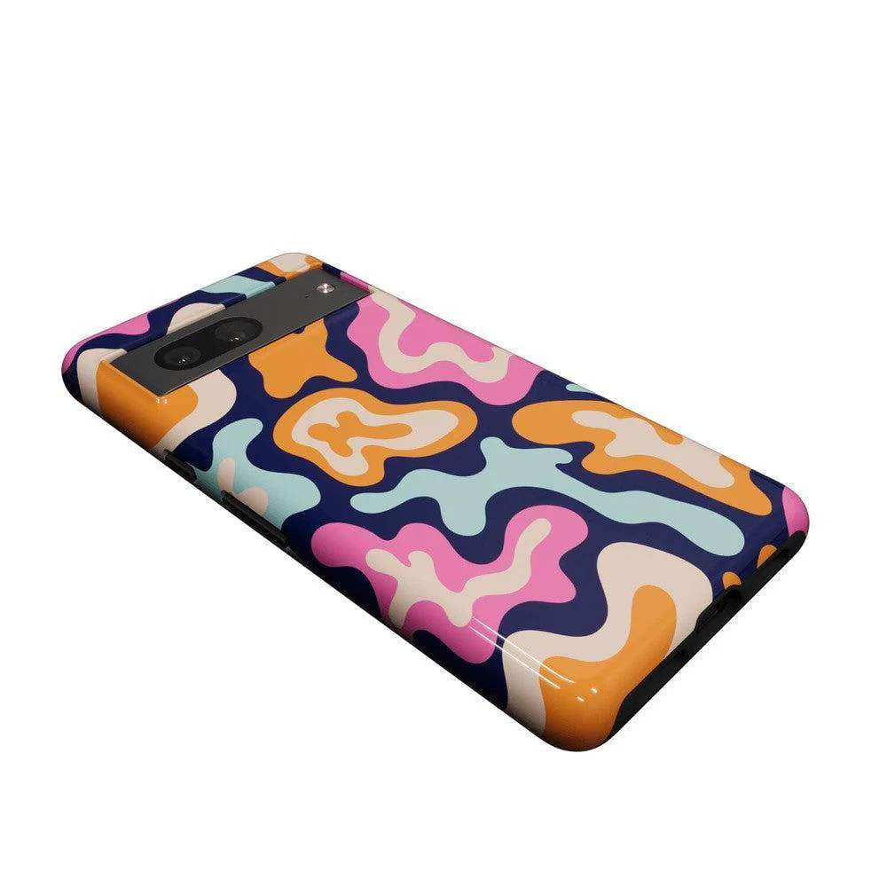 Midnight Color Splash | Abstract Retro Google Pixel Case - Image 8