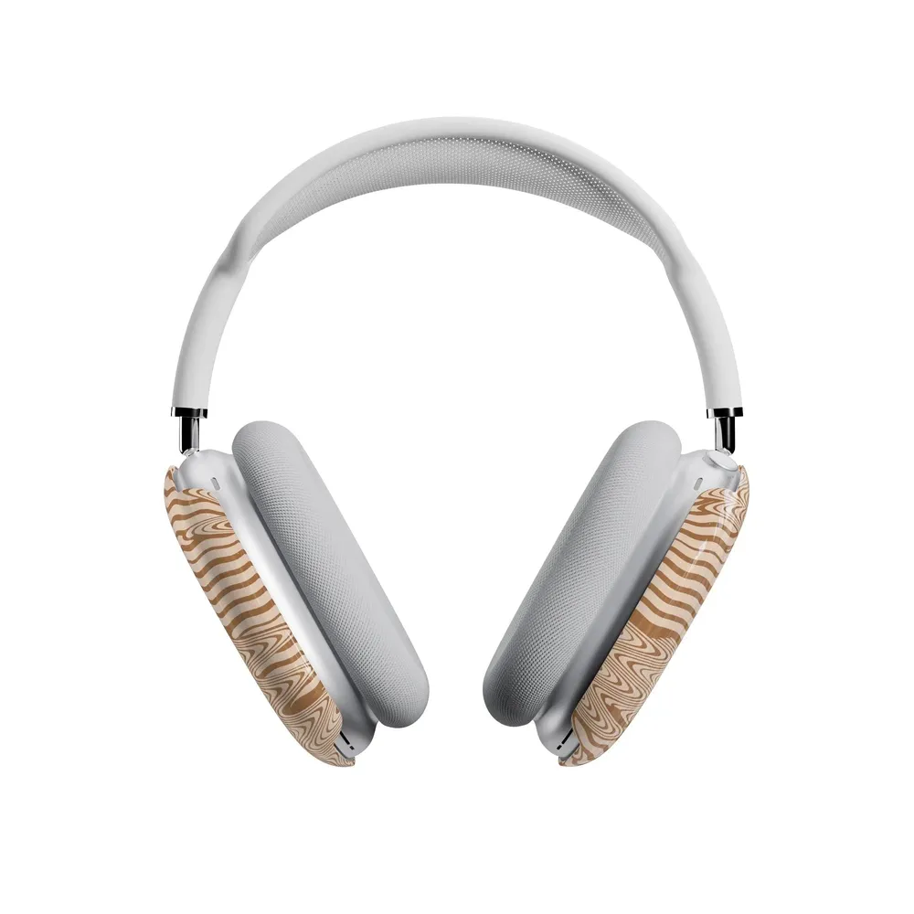 Mocha Ripple | Brown Waves AirPods Max Case - Image 4