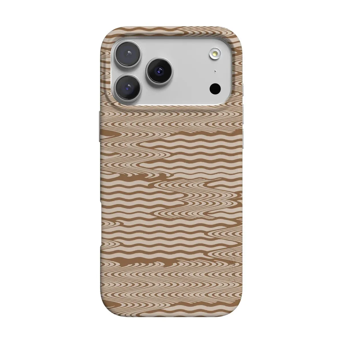 Mocha Ripple | Brown Waves Case - Image 126