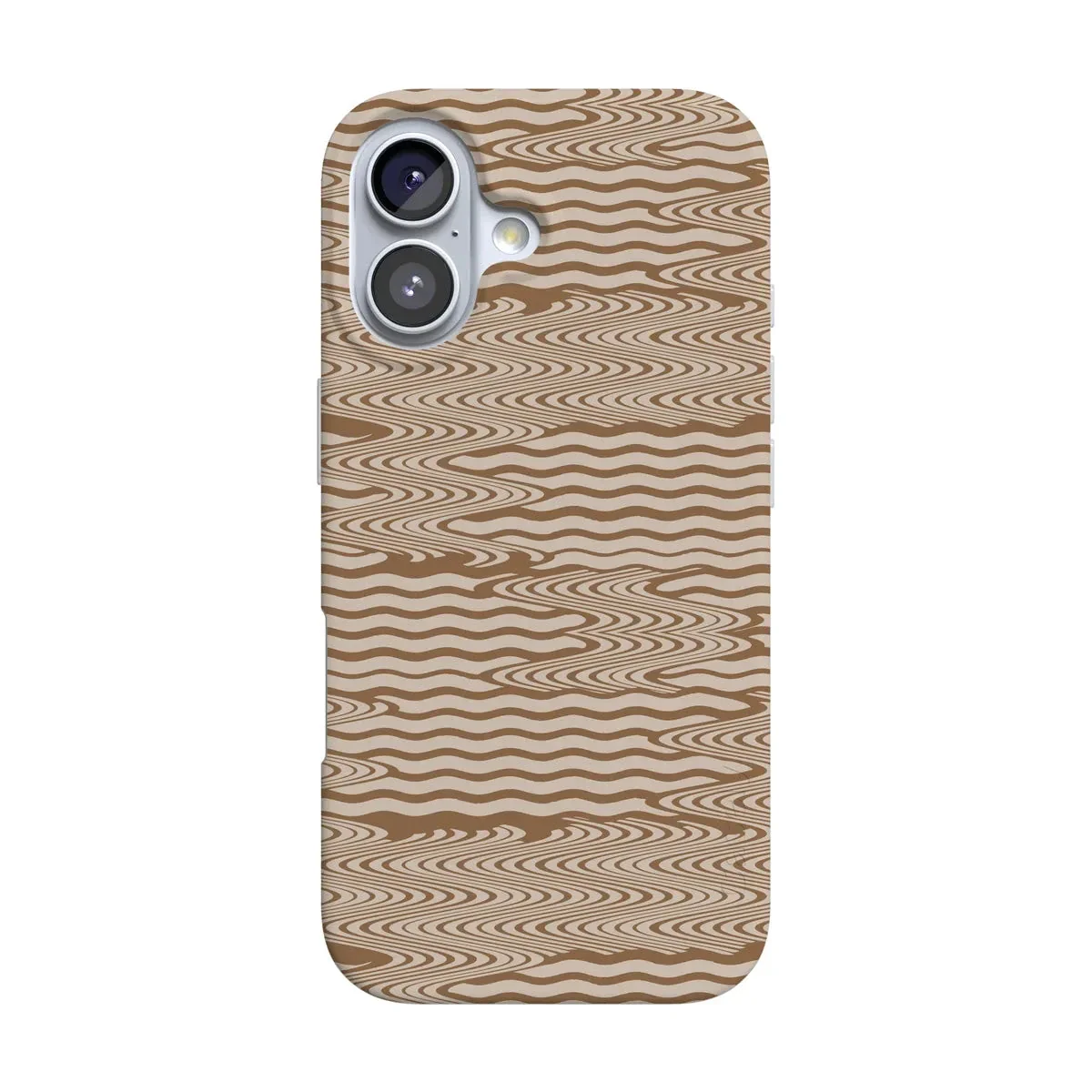 Mocha Ripple | Brown Waves Case - Image 132