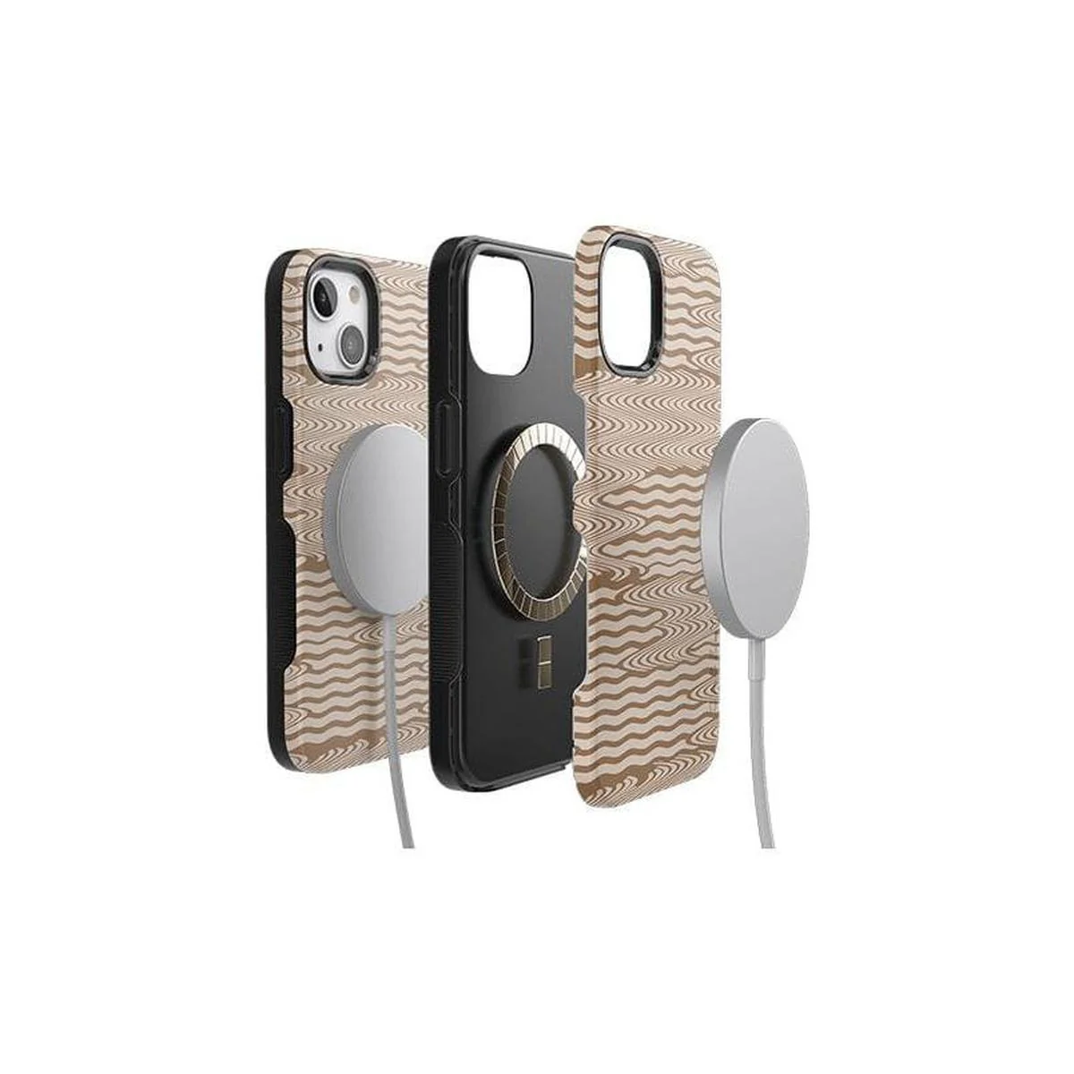 Mocha Ripple | Brown Waves Case - Image 26