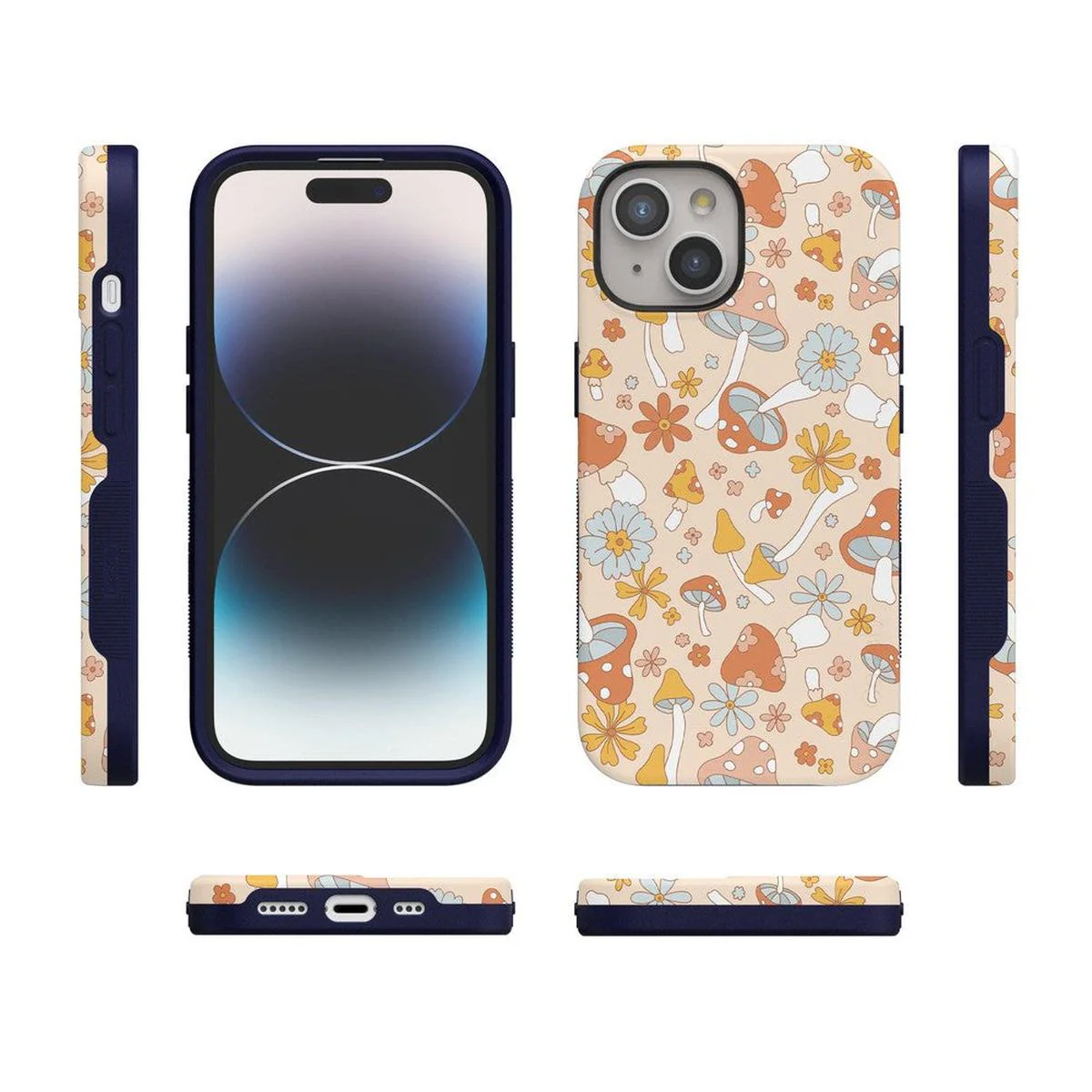 Mushroom Magic | Retro Floral Case - Image 85
