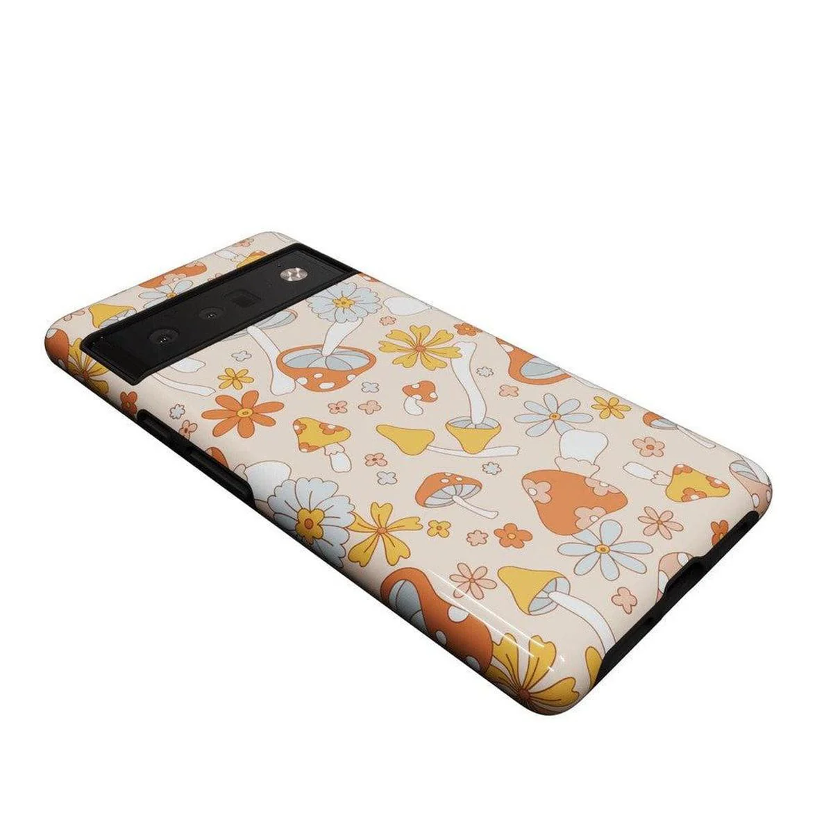 Mushroom Magic | Retro Floral Google Pixel Case - Image 5