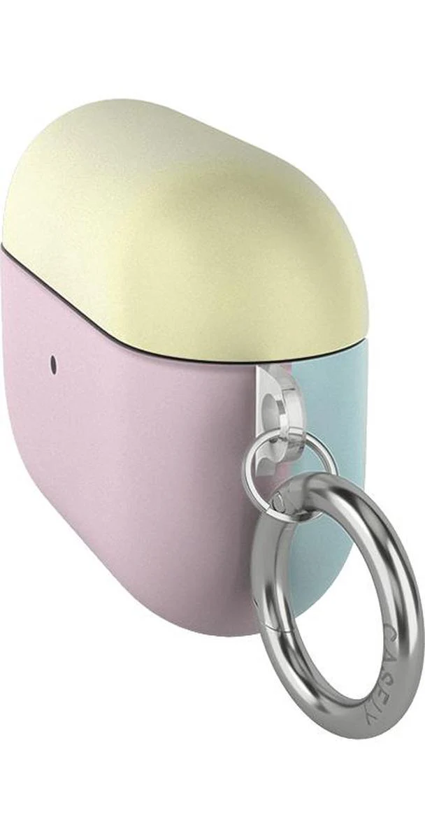 Neon Blue, Pink & Yellow | Colorblock AirPods Case - Image 8
