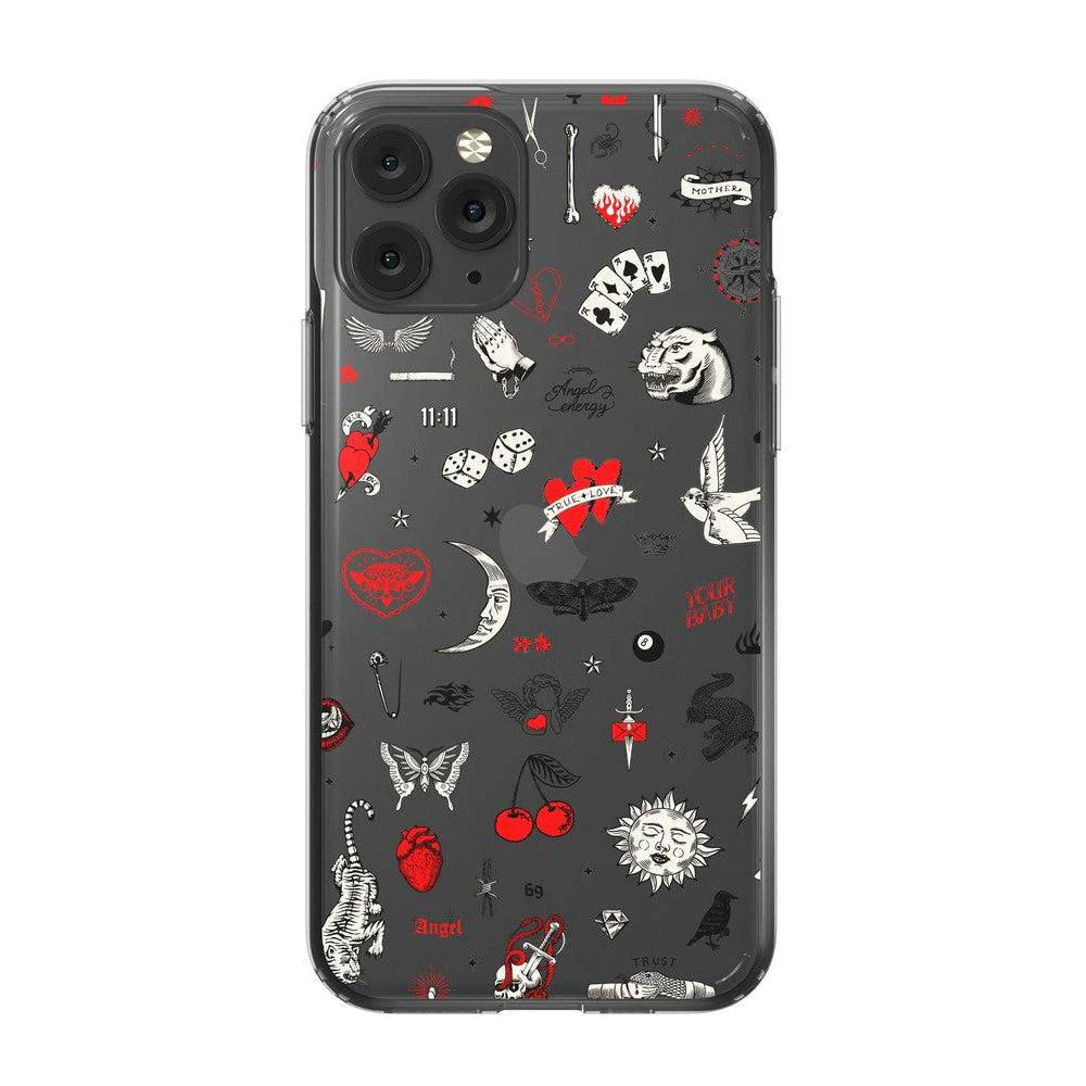 Not a Phase | Clear Flash Tattoo Case - Image 27
