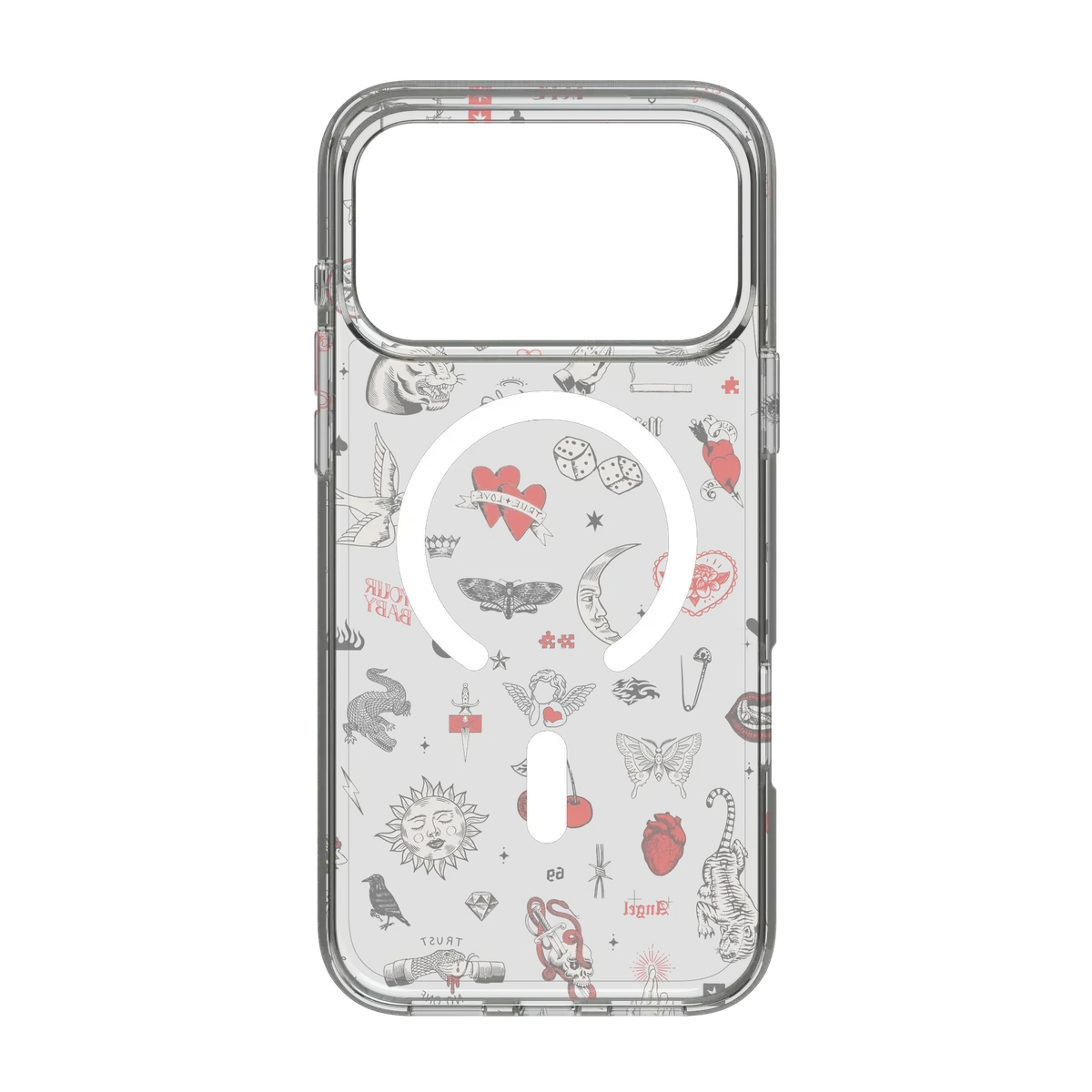 Not a Phase | Clear Flash Tattoo Case - Image 3