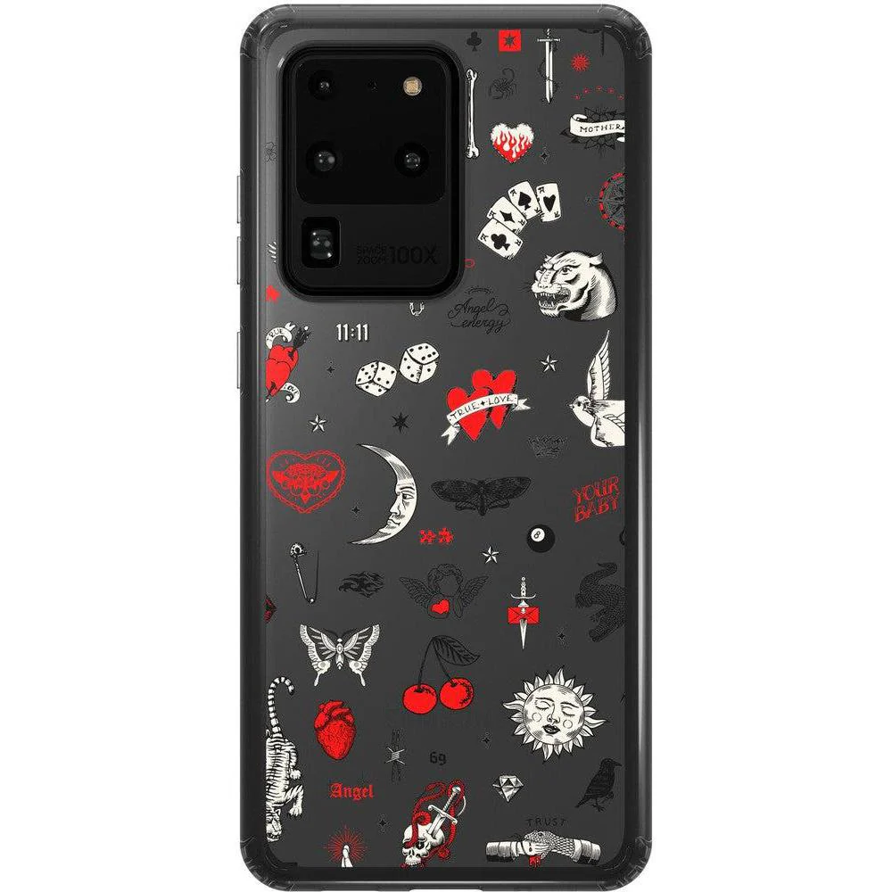 Not a Phase | Clear Flash Tattoo Case - Image 50