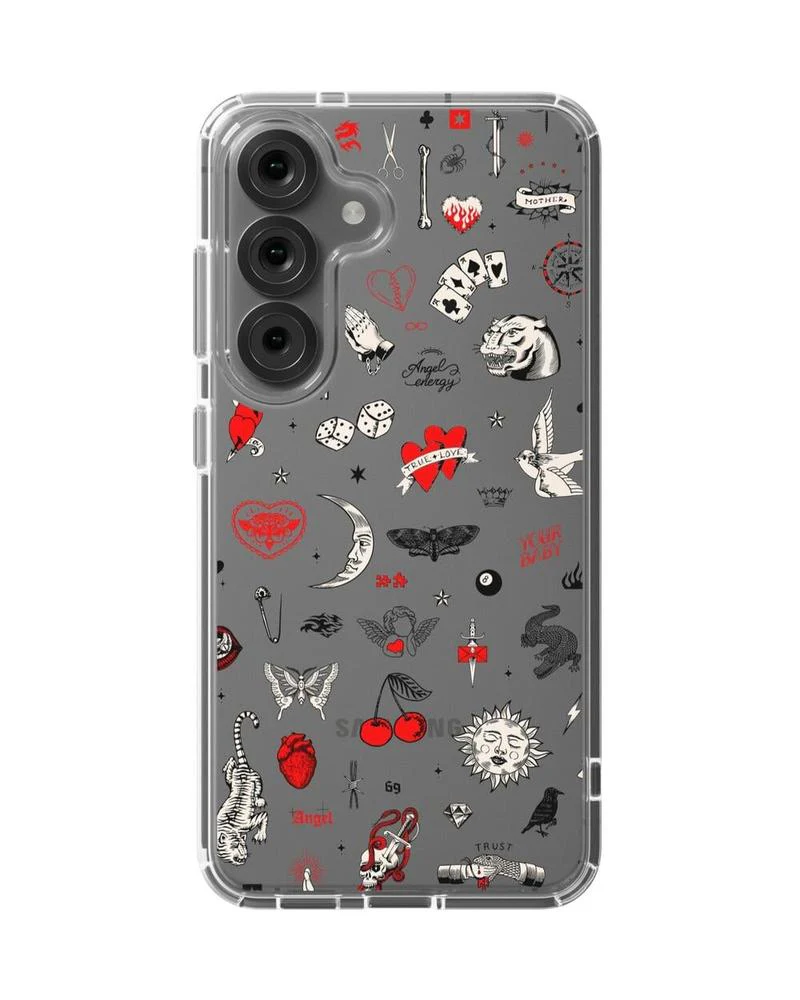 Not a Phase | Clear Flash Tattoo Case - Image 75