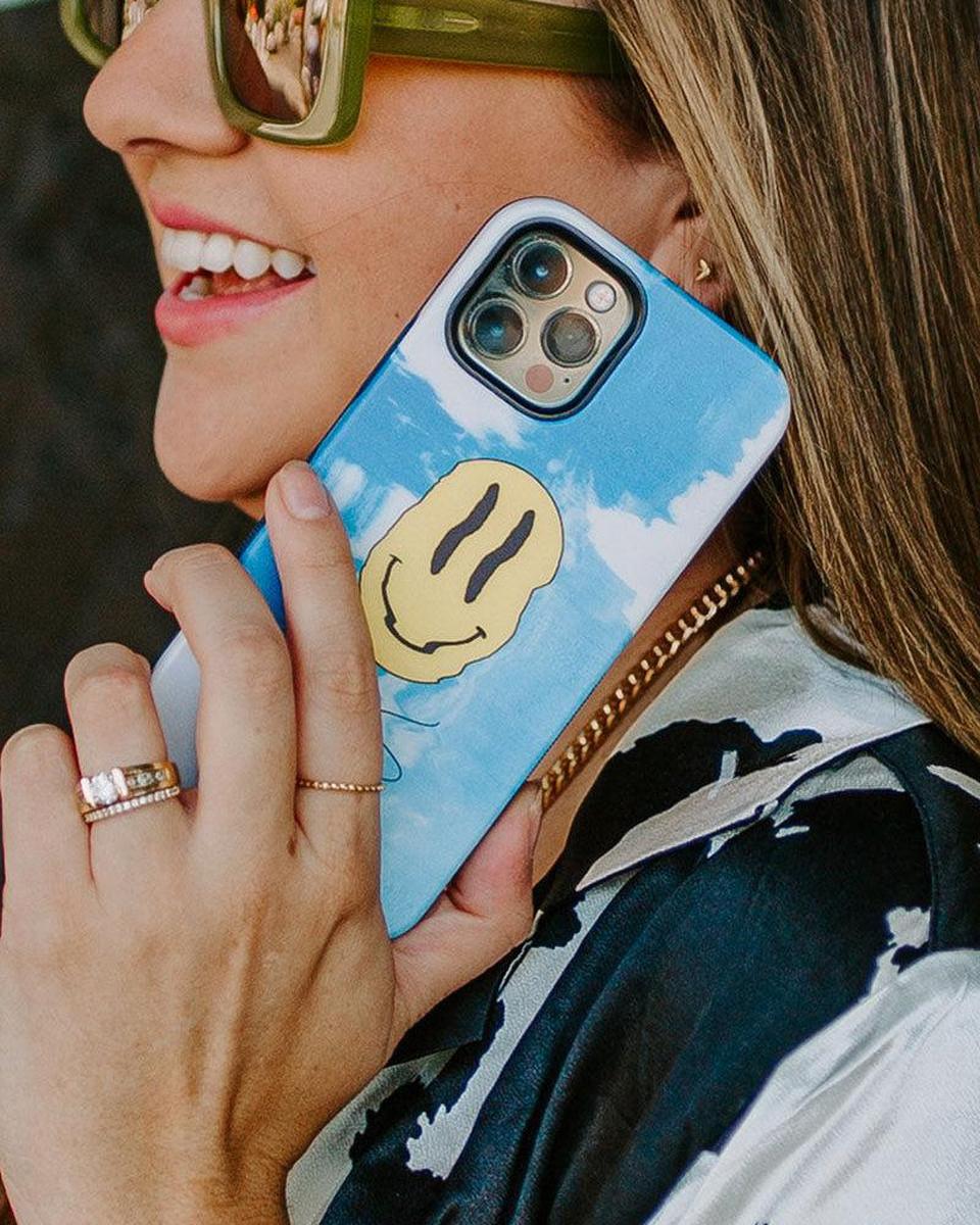 On Cloud Nine | Glitch Smiley Face Case - Image 61