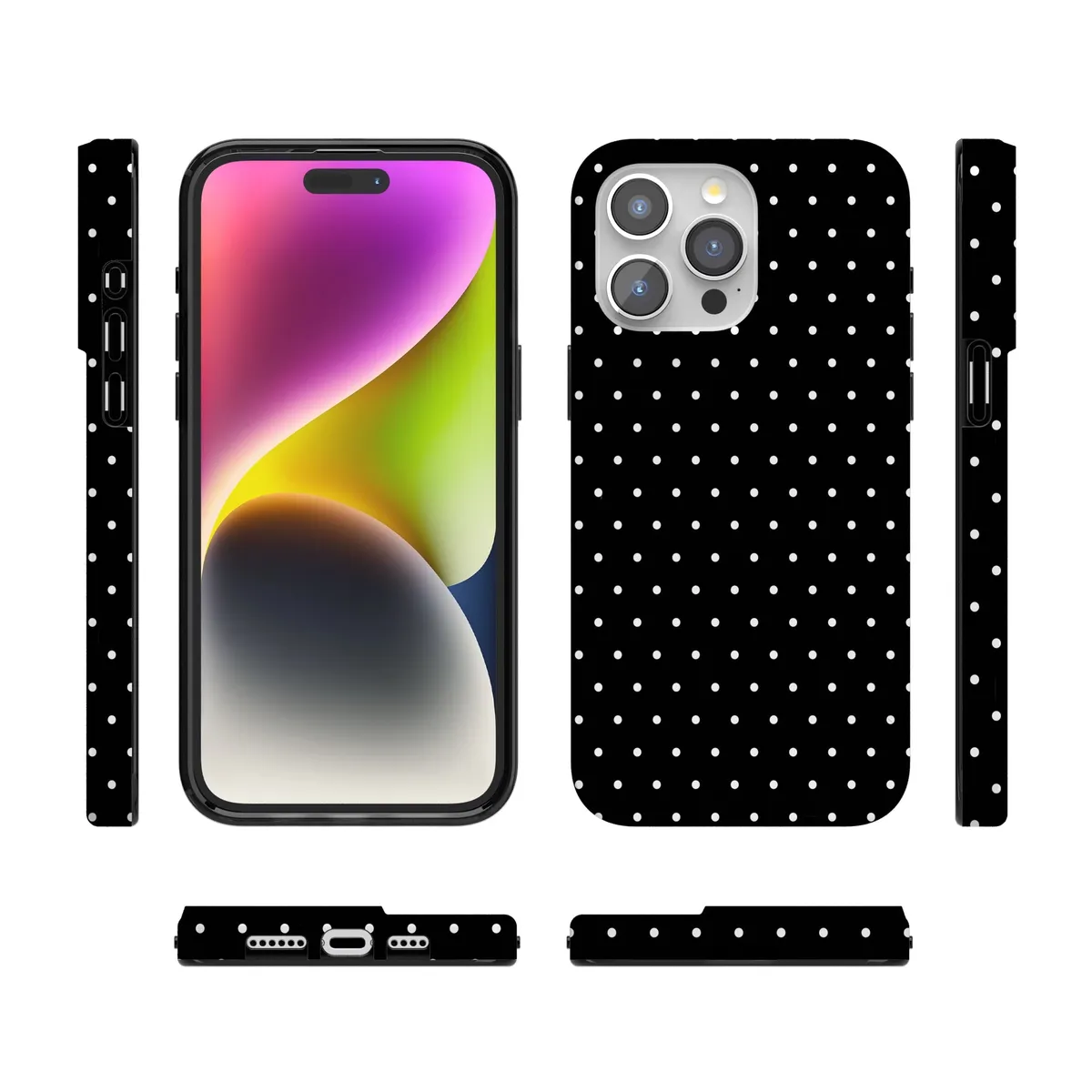 On the Dot | Black Polka Dot Case - Image 101