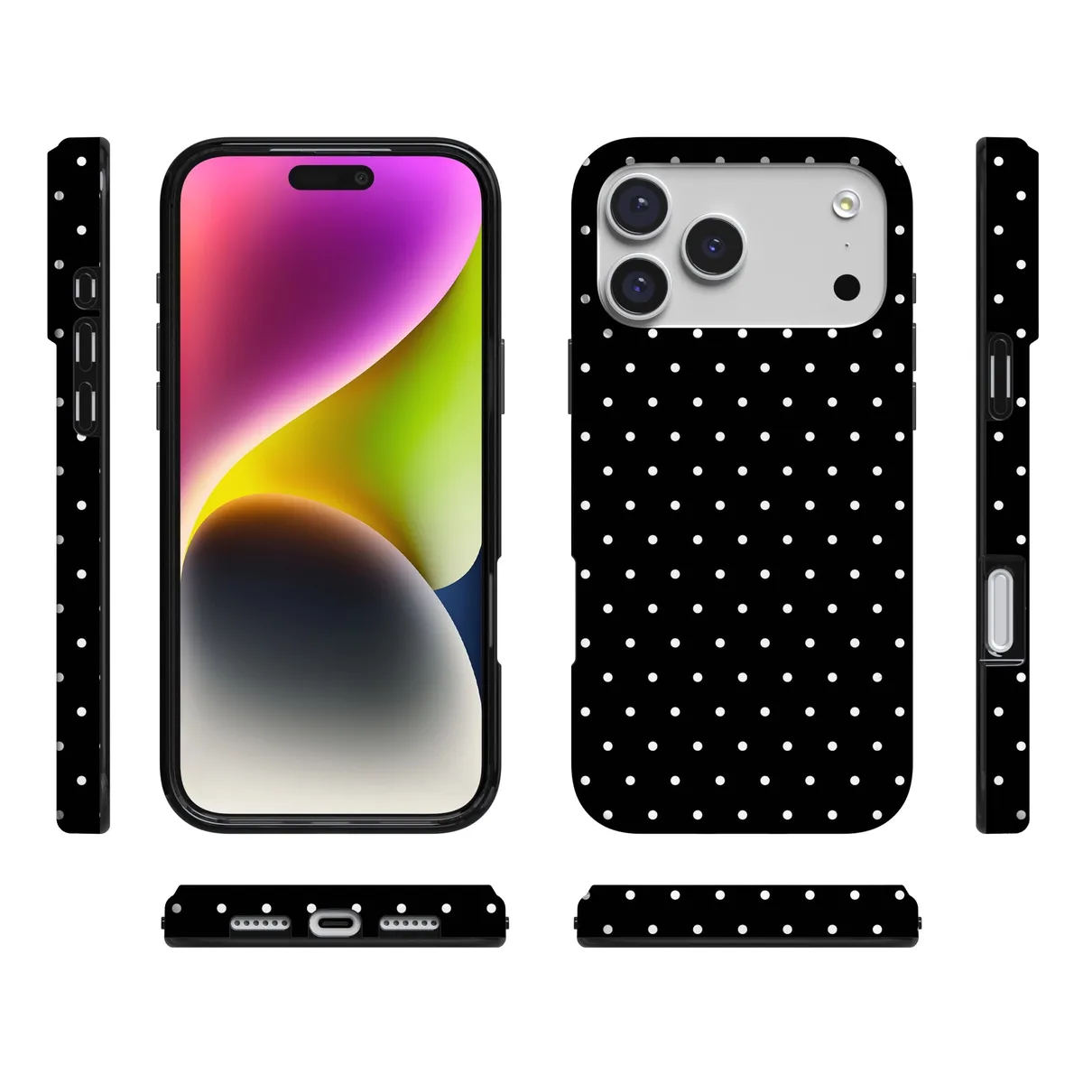 On the Dot | Black Polka Dot Case - Image 81