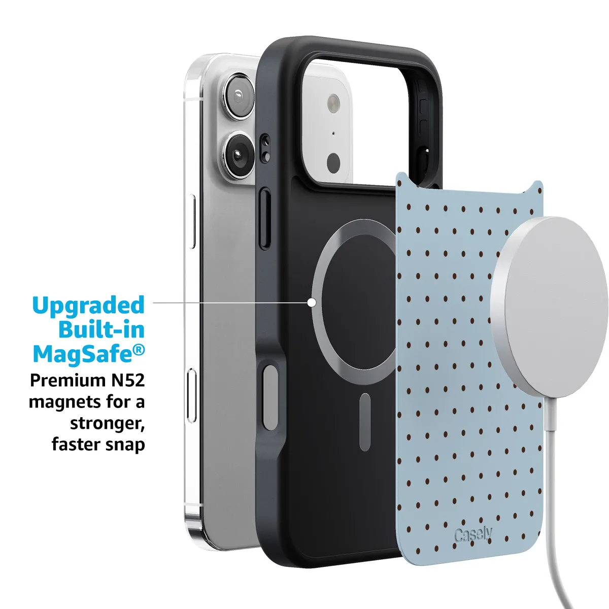 On the Dot | Blue Polka Dot Case - Image 169