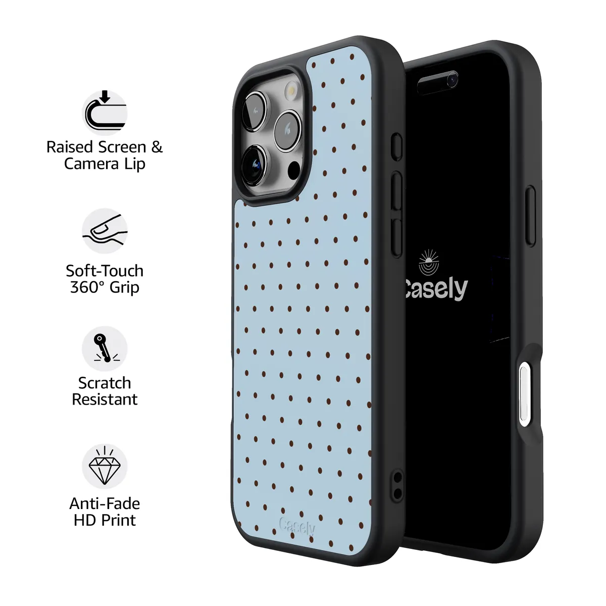 On the Dot | Blue Polka Dot Case - Image 197