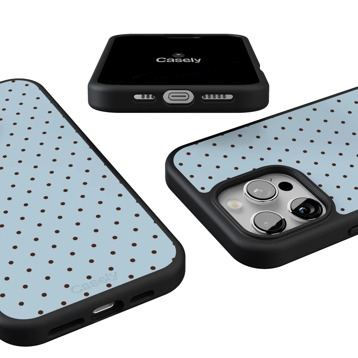 On the Dot | Blue Polka Dot Case - Image 203