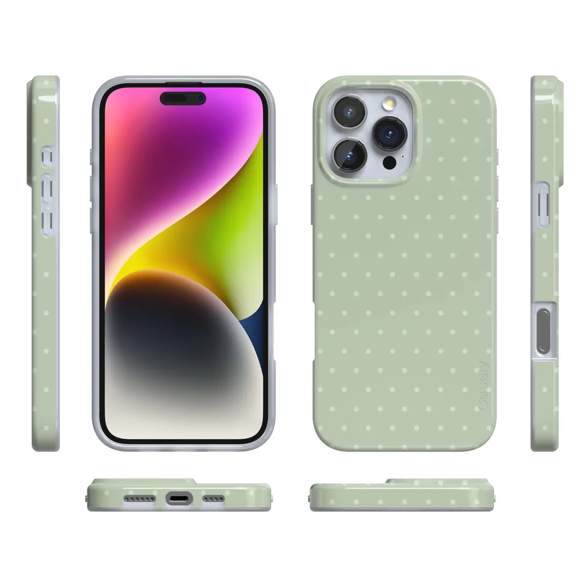 On the Dot | Green Polka Dot Case - Image 77