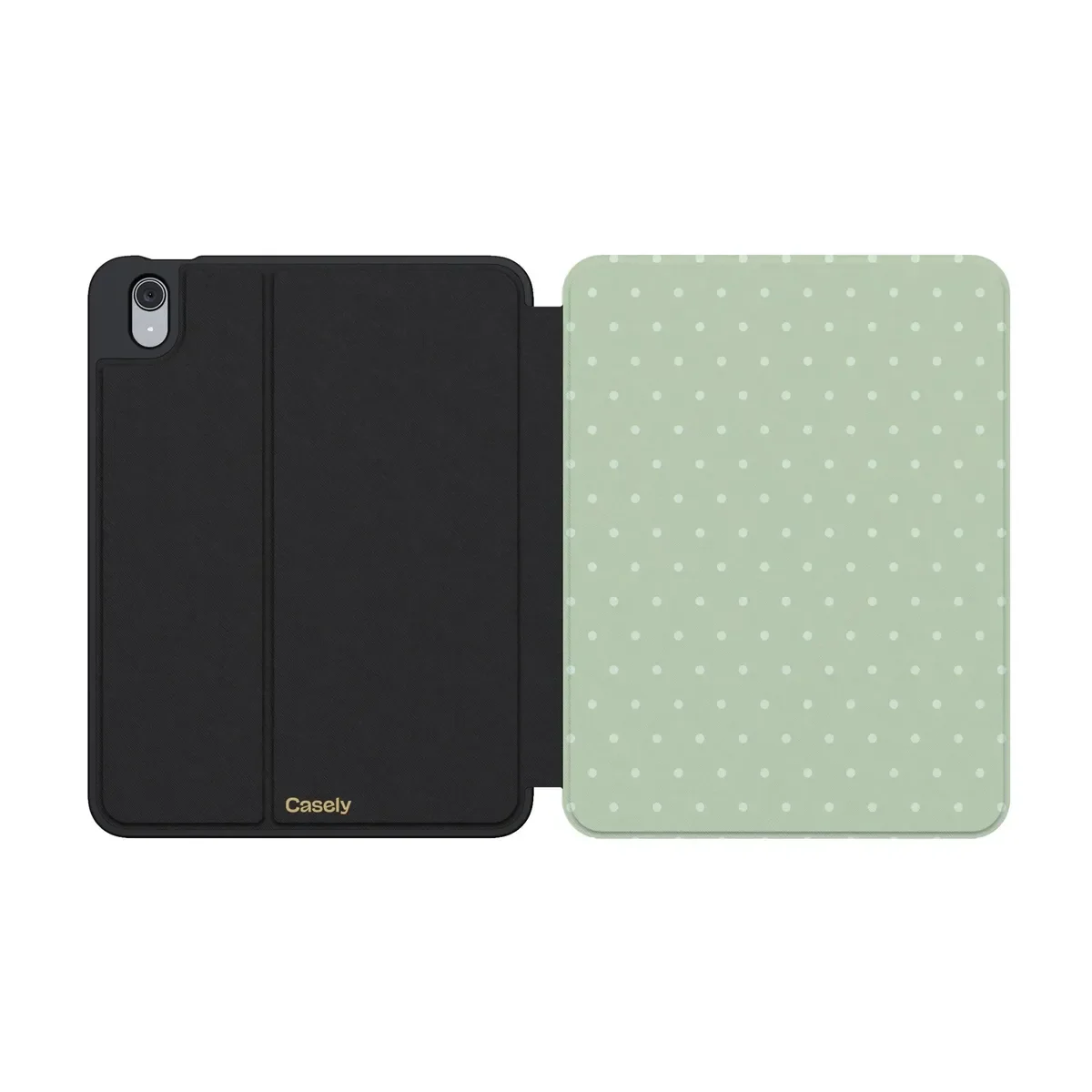On the Dot | Green Polka Dot iPad Case - Image 15