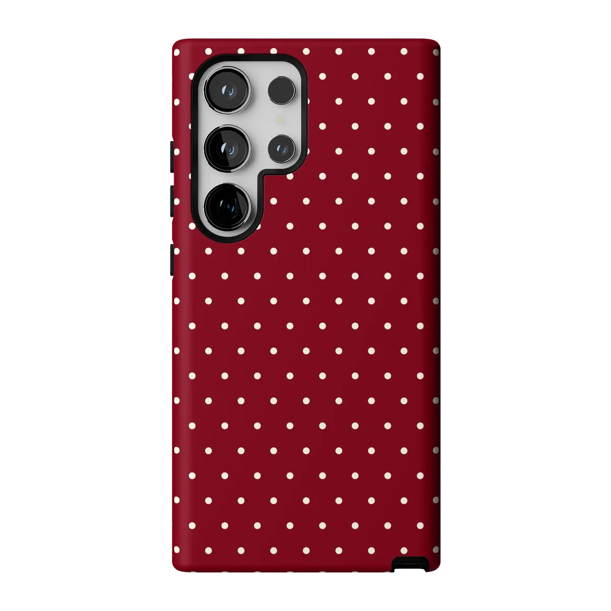 On the Dot | Maroon Polka Dot Case - Image 115