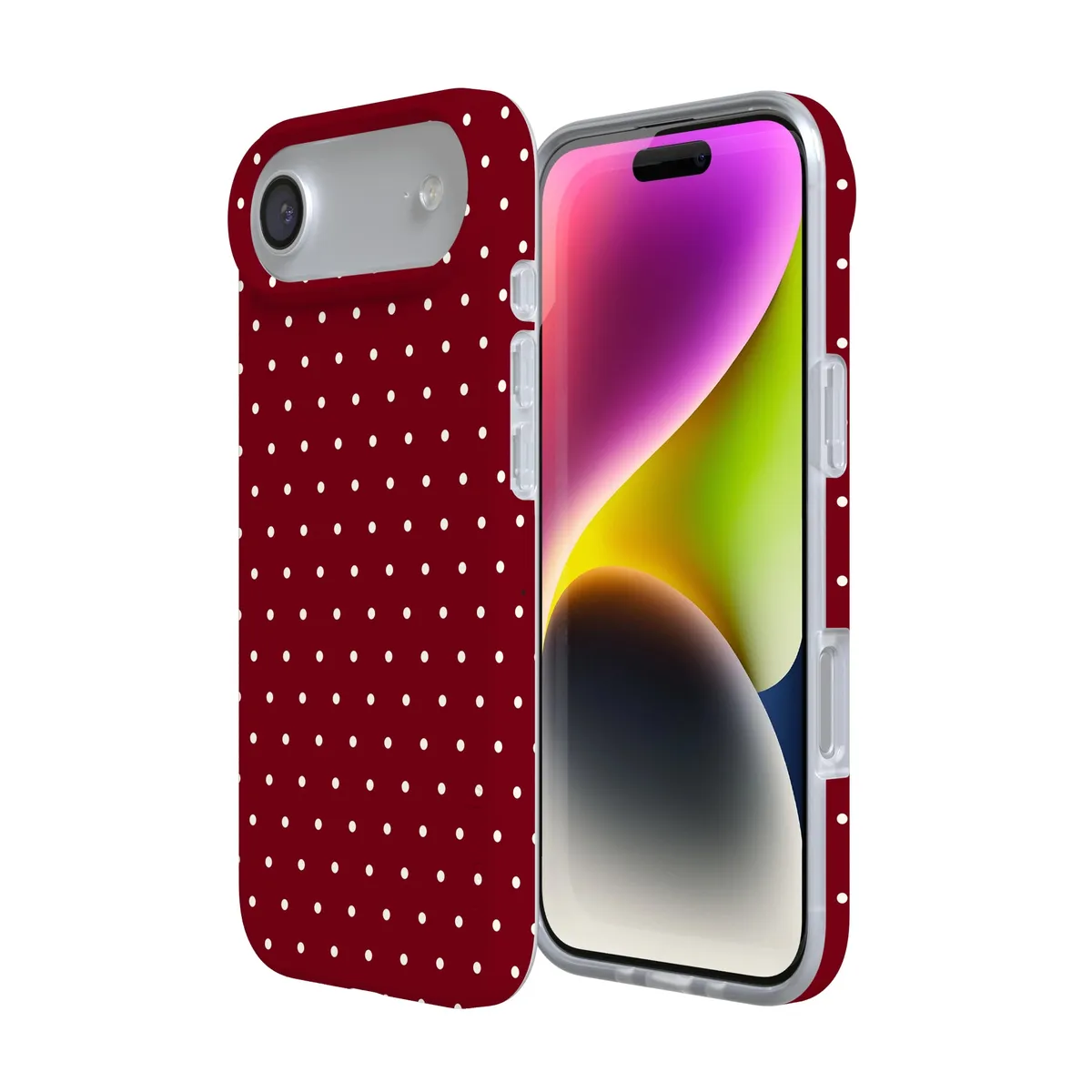 On the Dot | Maroon Polka Dot Case - Image 162