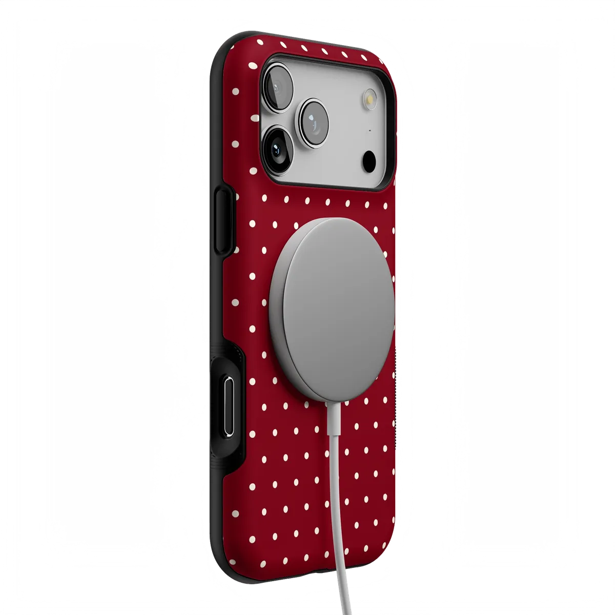 On the Dot | Maroon Polka Dot Case - Image 4