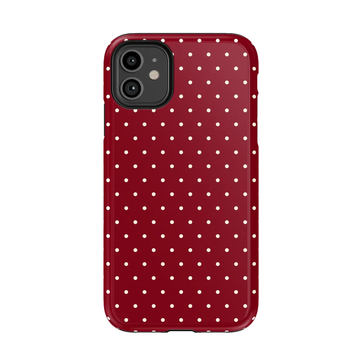 On the Dot | Maroon Polka Dot Case - Image 73