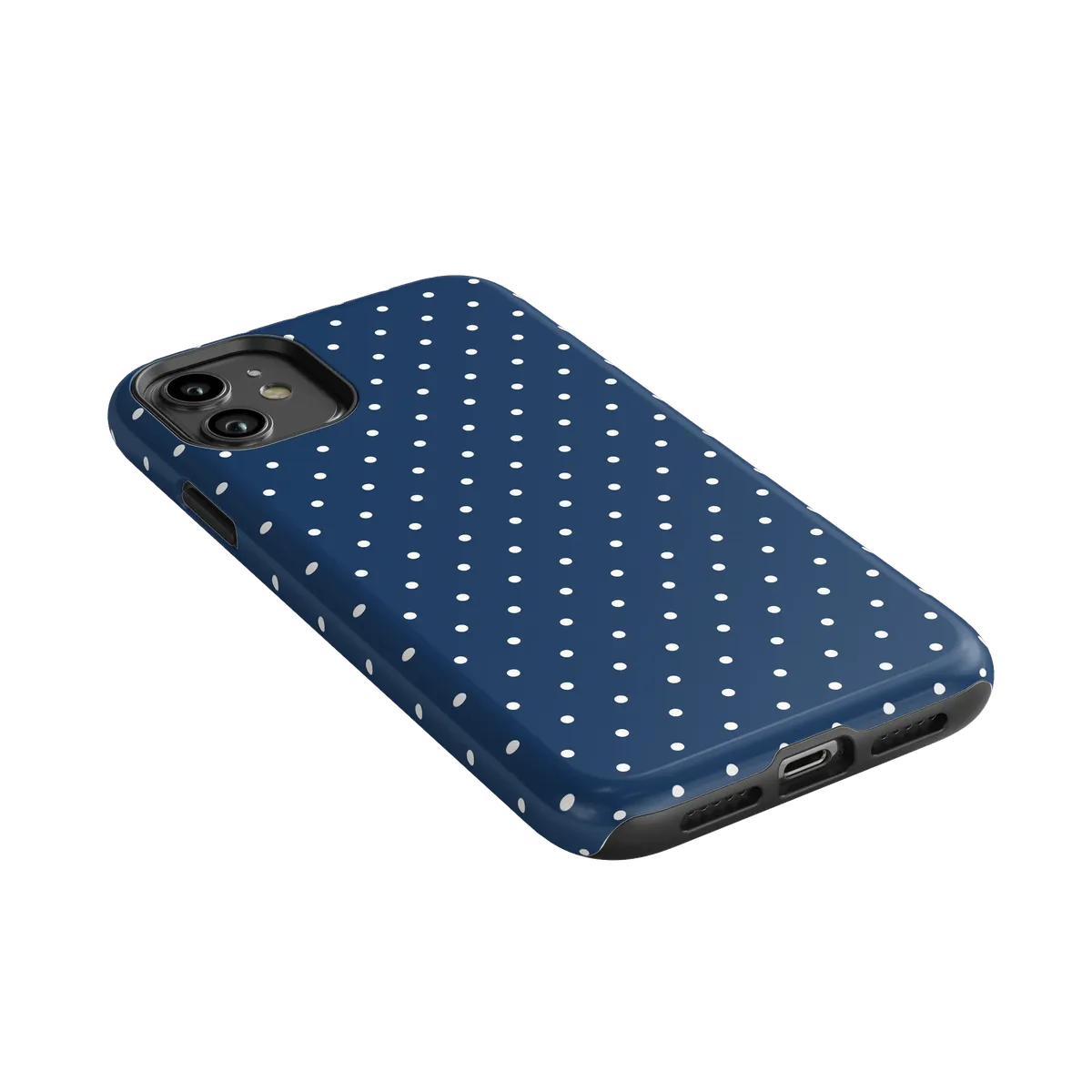 On the Dot | Navy Polka Dot Case - Image 110