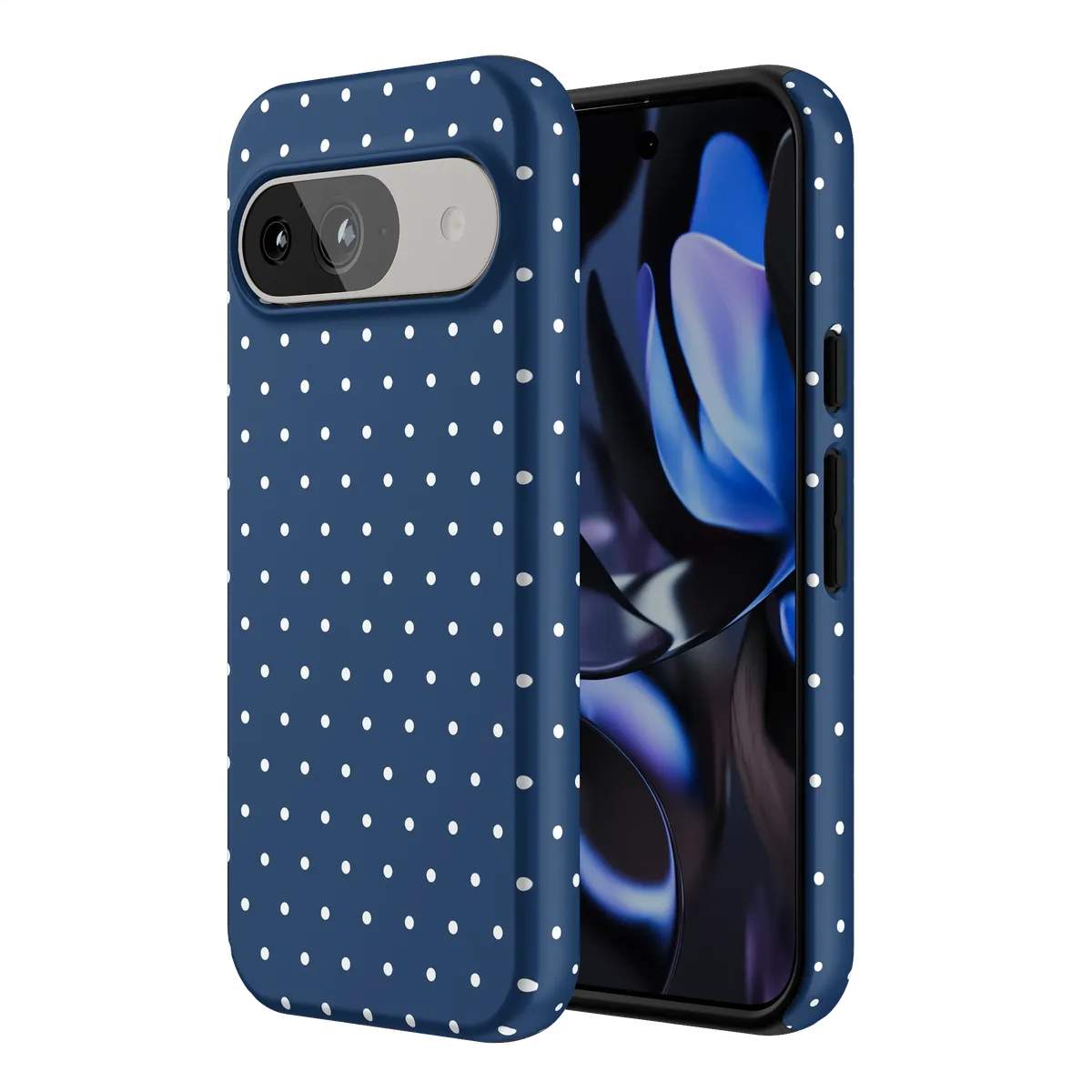 On the Dot | Navy Polka Dot Case - Image 118