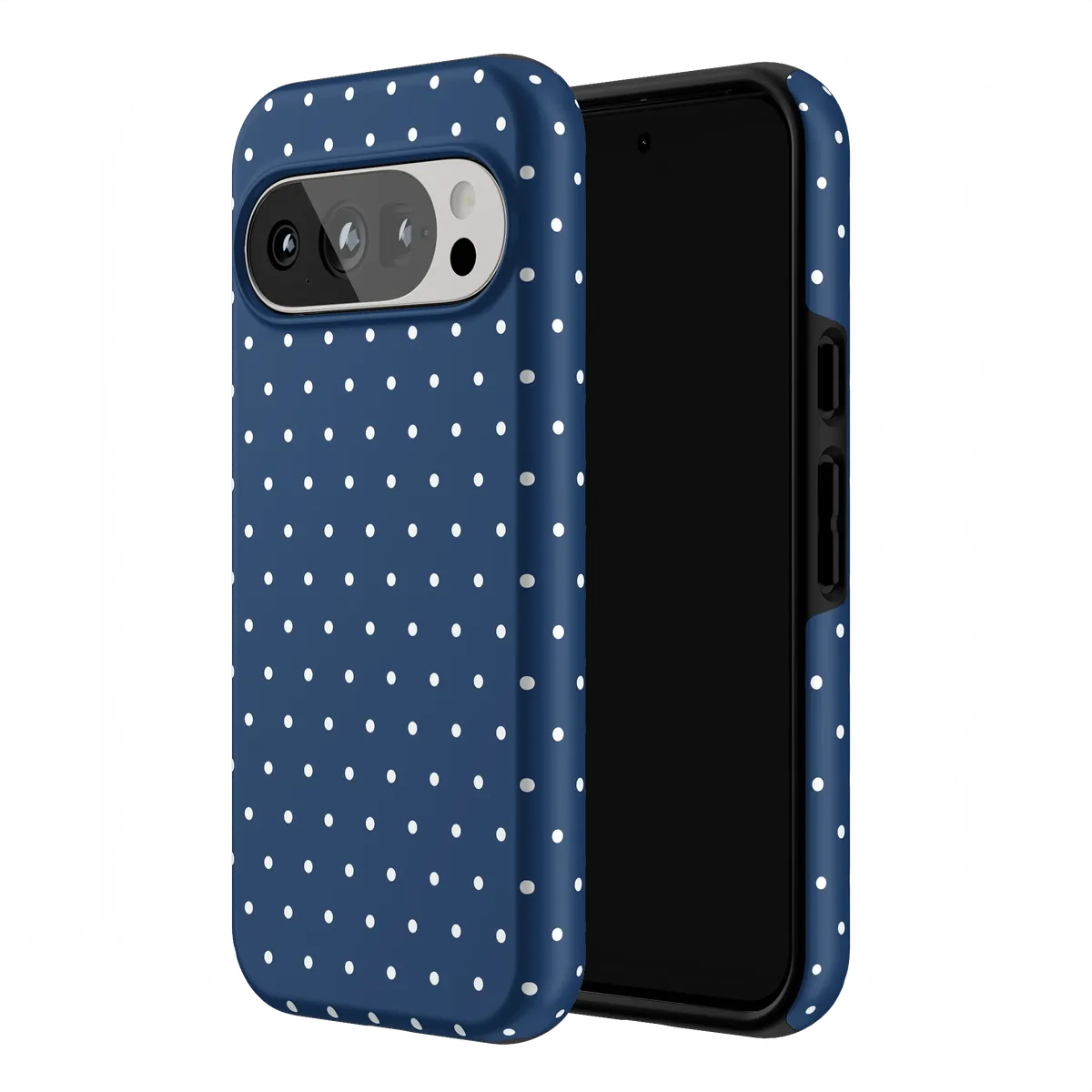 On the Dot | Navy Polka Dot Case - Image 158
