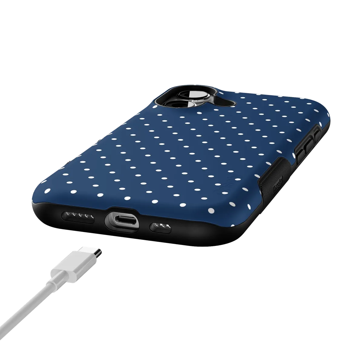 On the Dot | Navy Polka Dot Case - Image 26