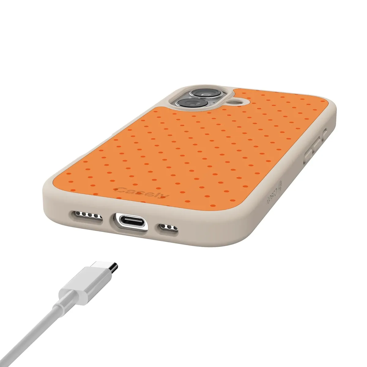 On the Dot | Orange Polka Dot Case - Image 140