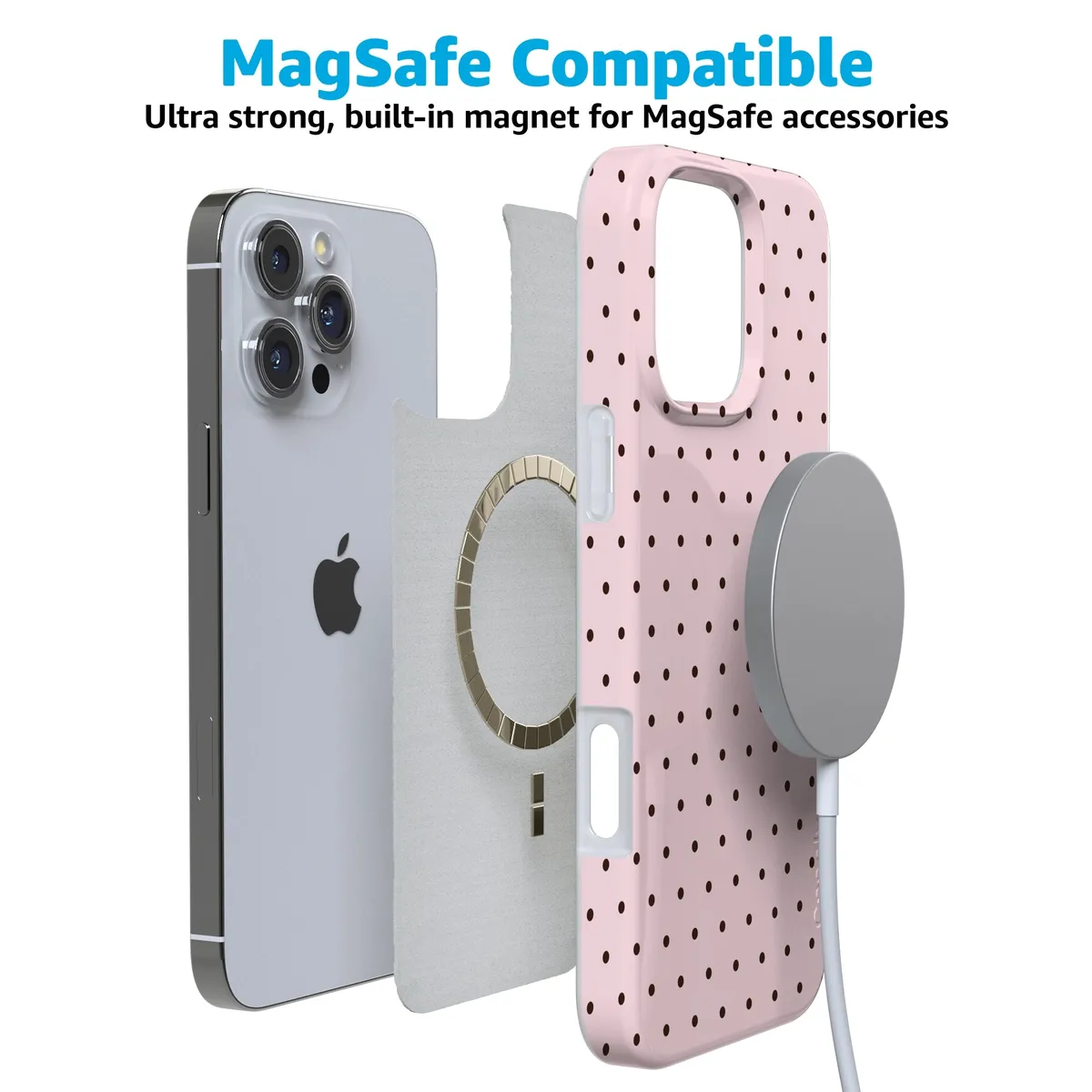 On the Dot | Pink Polka Dot Case - Image 95
