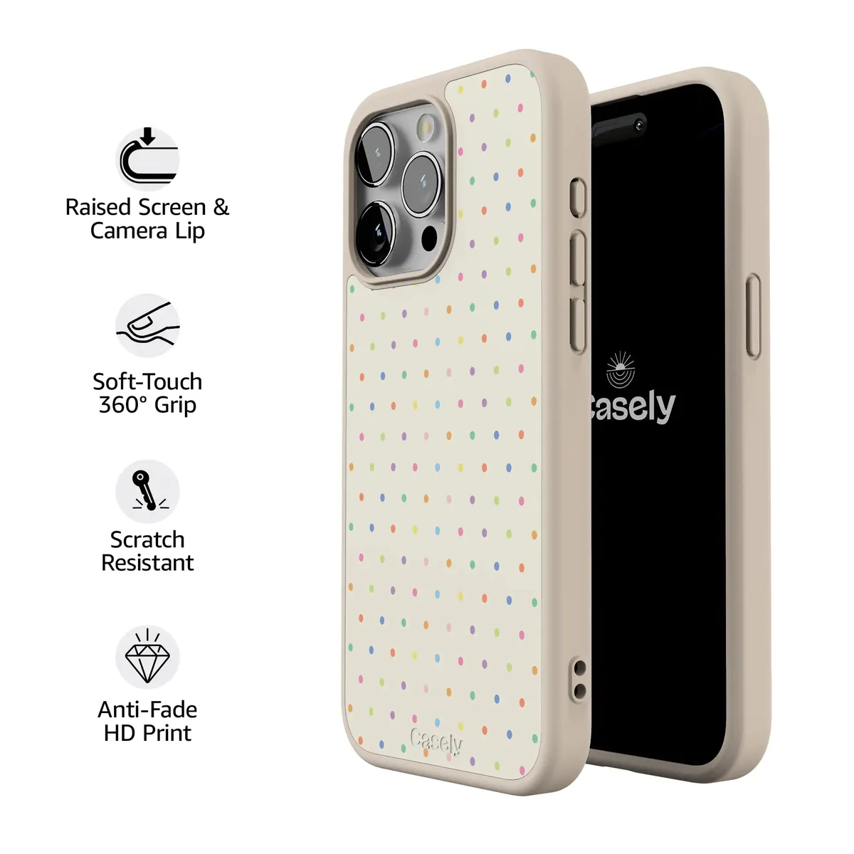 On the Dot | Rainbow Polka Dot Case - Image 163
