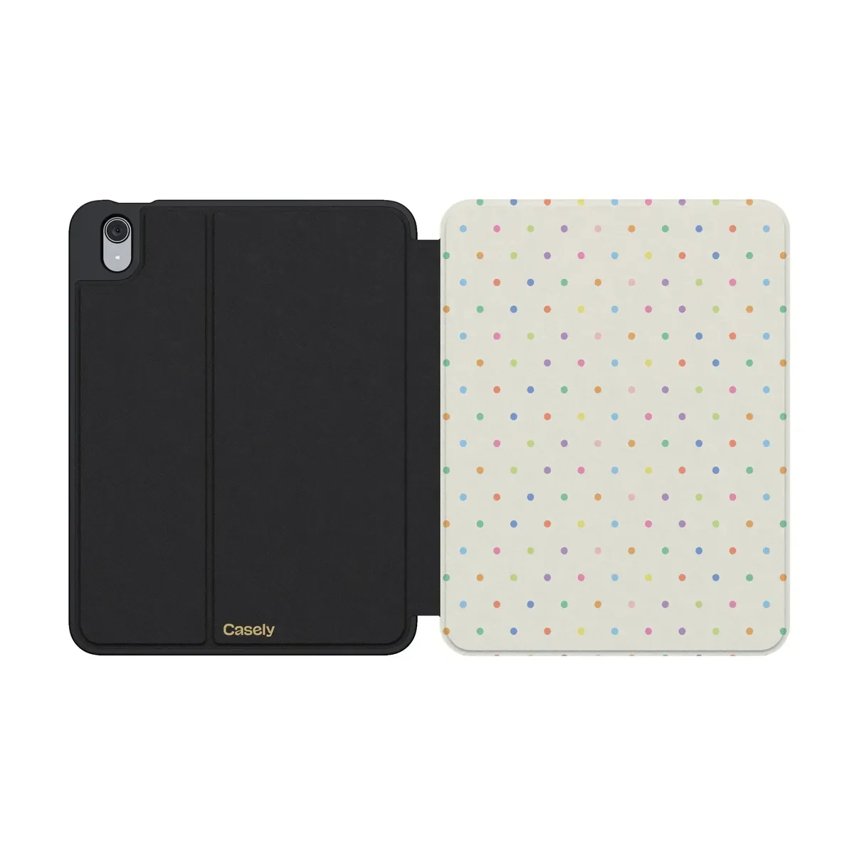 On the Dot | Rainbow Polka Dot iPad Case - Image 15