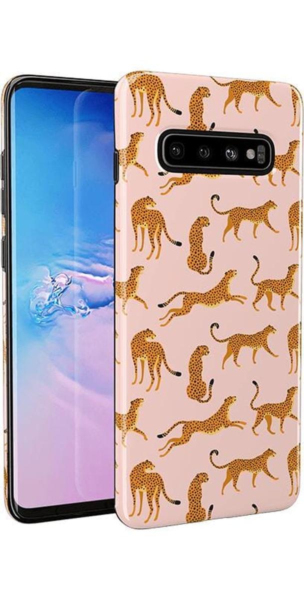On the Prowl | Pink Leopard Print Samsung Case - Image 8