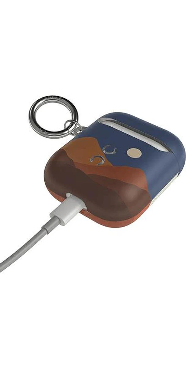 Opposites Attract | Day & Night Colorblock Mountains AirPods Case - Image 2