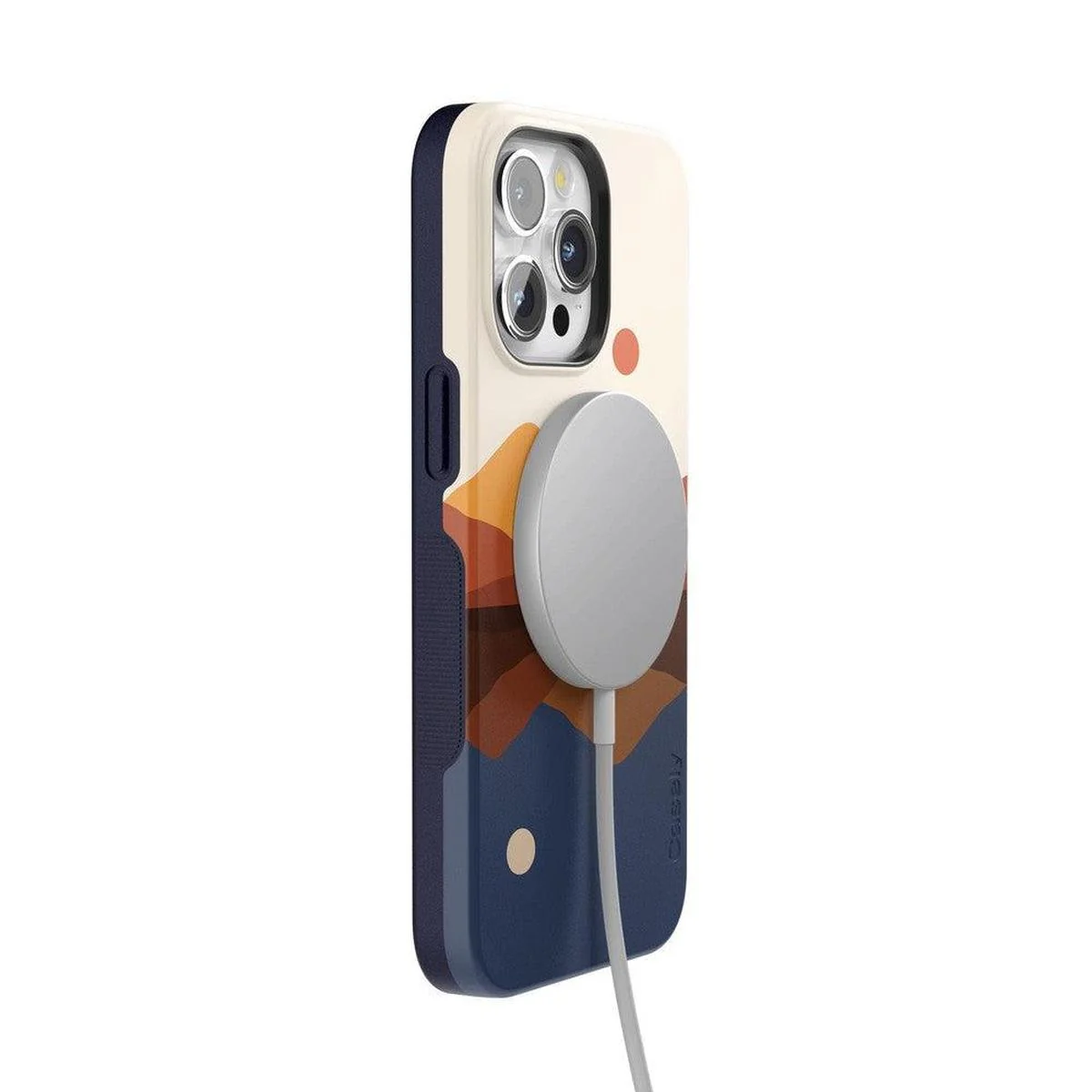 Opposites Attract | Day & Night Colorblock Mountains Case - Image 123