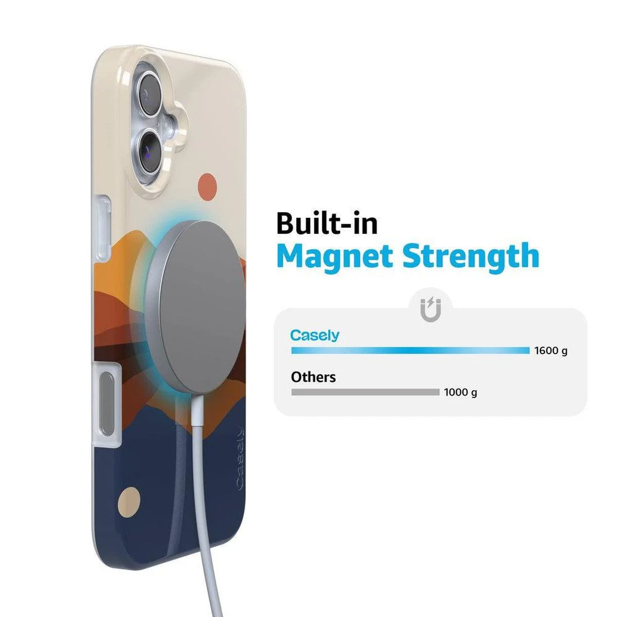 Opposites Attract | Day & Night Colorblock Mountains Case - Image 132