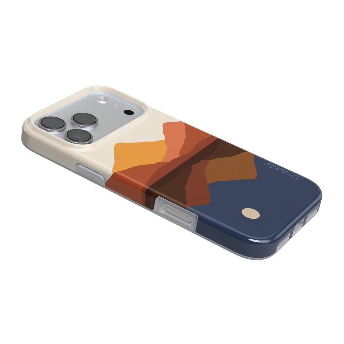 Opposites Attract | Day & Night Colorblock Mountains Case - Image 144