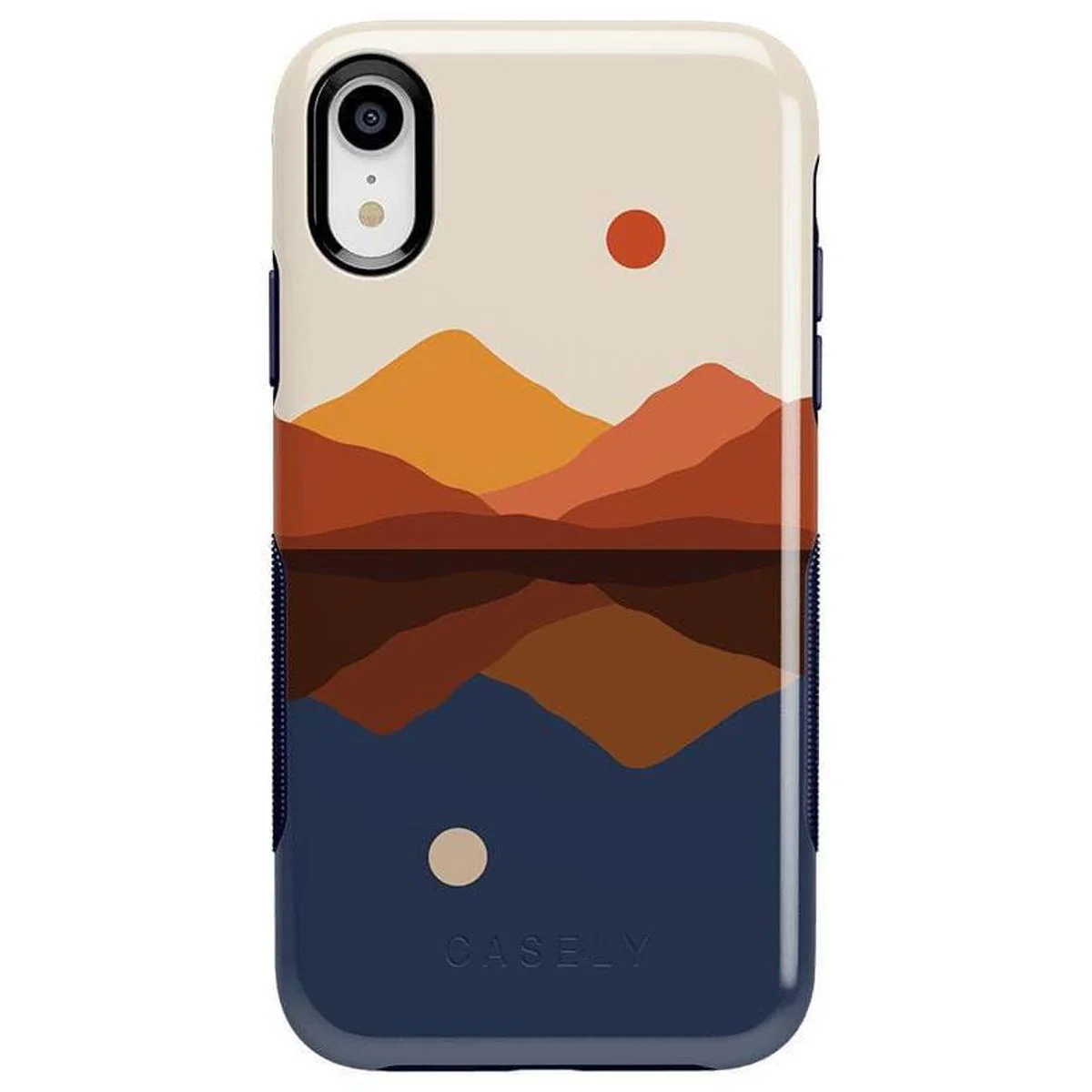 Opposites Attract | Day & Night Colorblock Mountains Case - Image 65