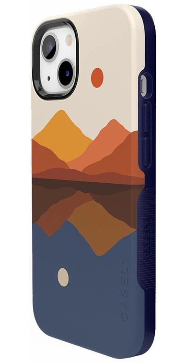 Opposites Attract | Day & Night Colorblock Mountains Case - Image 81