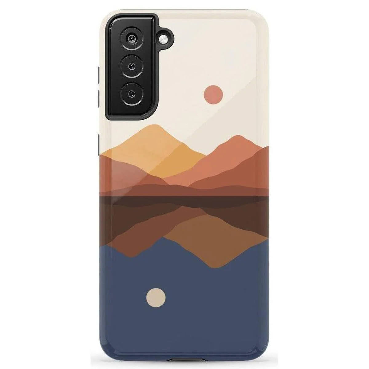 Opposites Attract | Day & Night Colorblock Mountains Samsung Case - Image 16