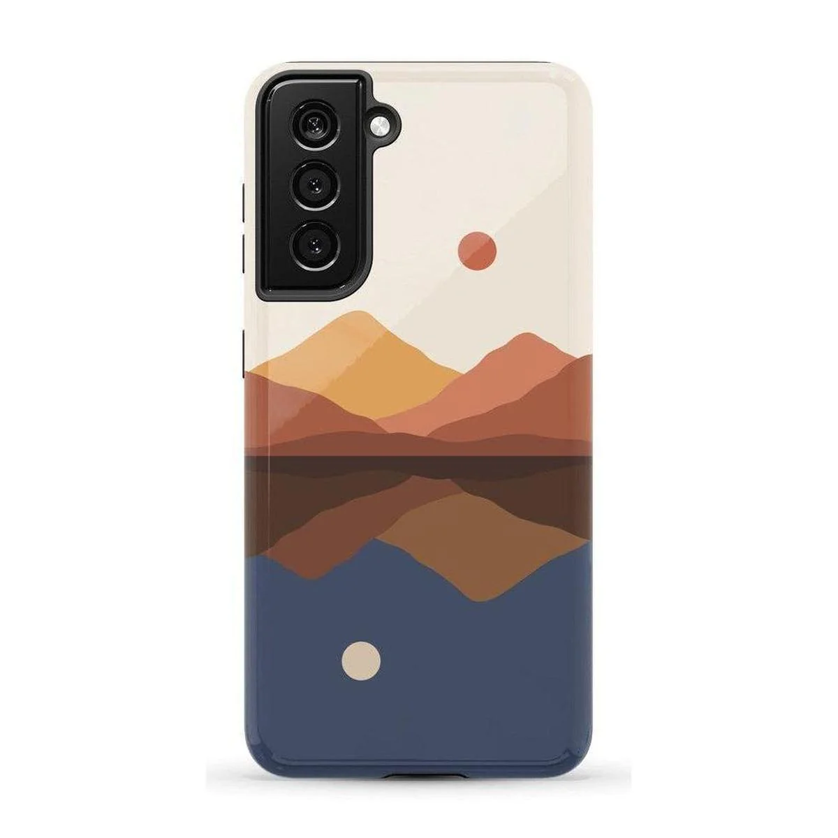 Opposites Attract | Day & Night Colorblock Mountains Samsung Case - Image 19