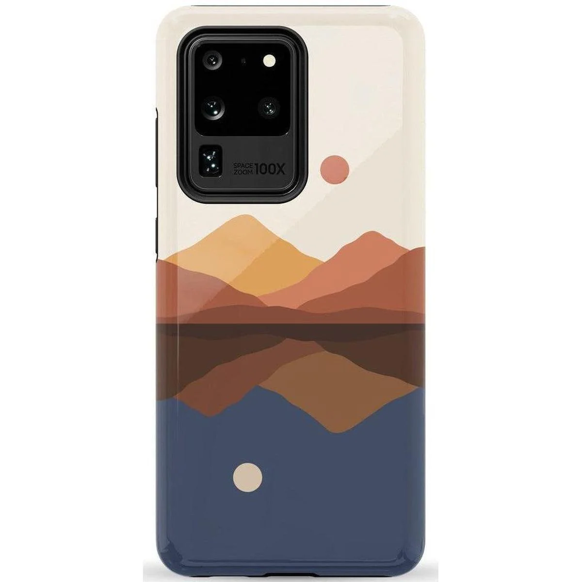Opposites Attract | Day & Night Colorblock Mountains Samsung Case - Image 22